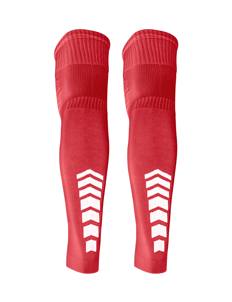 Pro-One Bootguard Calf Guards for Goalkeepers Red