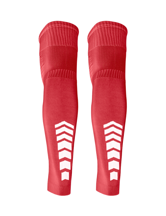 Pro-One Bootguard Calf Guards for Goalkeepers Red