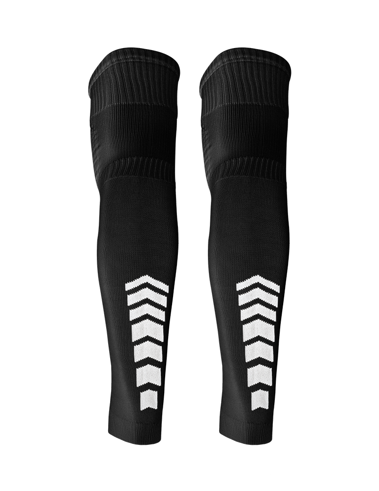Pro-One Bootguard Calf Guards for Goalkeepers Black