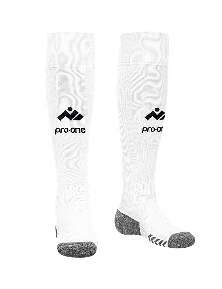 Pro-One Spirit Soccer Socks White