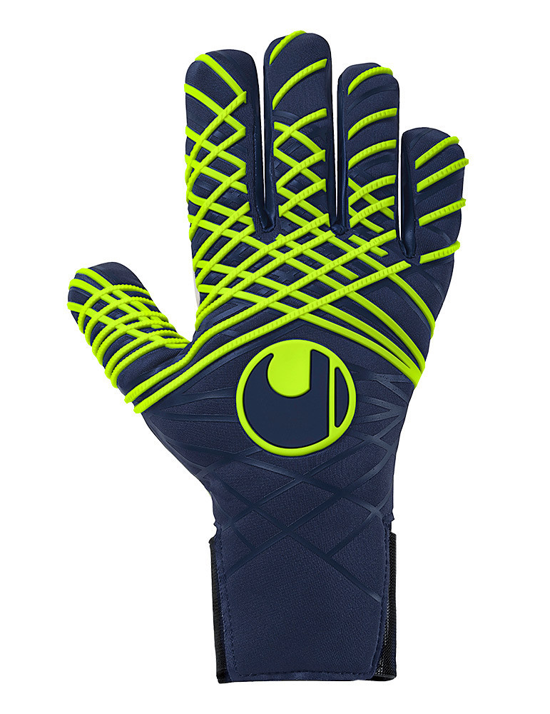 Uhlsport Prediction Absolutgrip HN Fit Navy/White/Fluo Yellow Gloves