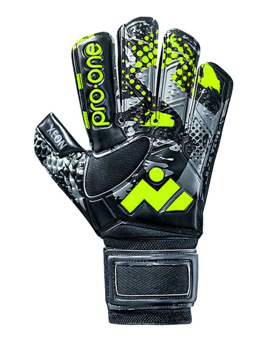 Goalkeeper gloves Pro-One Xeon Black/Fluo yellow