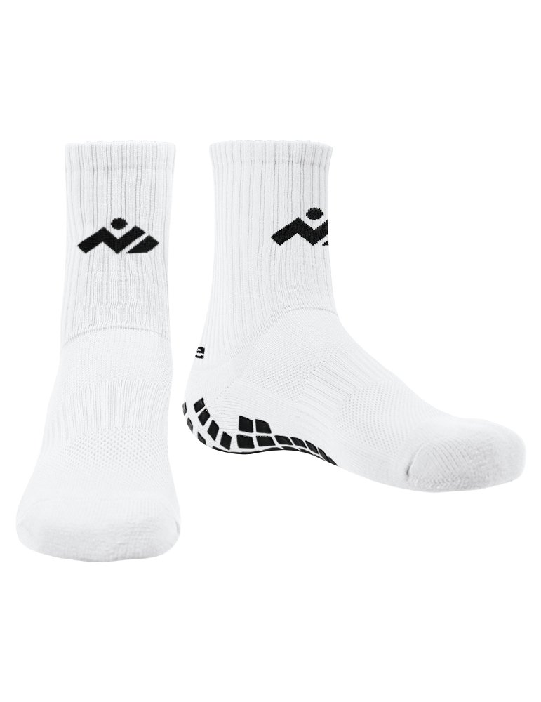 Pro-One Trace White Non-Slip Socks