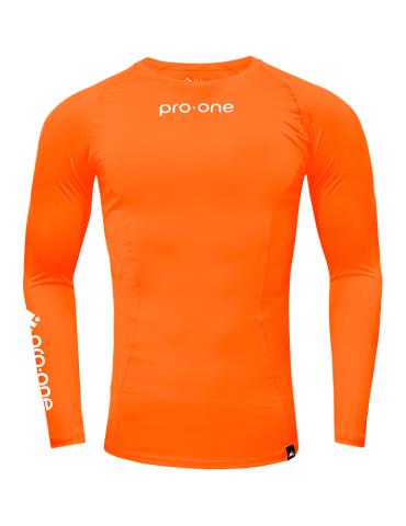 Pro-One Compressor Neon Orange Lycra Shirt