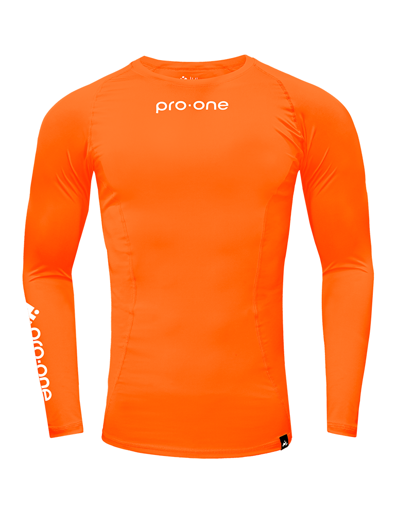 Pro-One Compressor Orange Lycra Polo