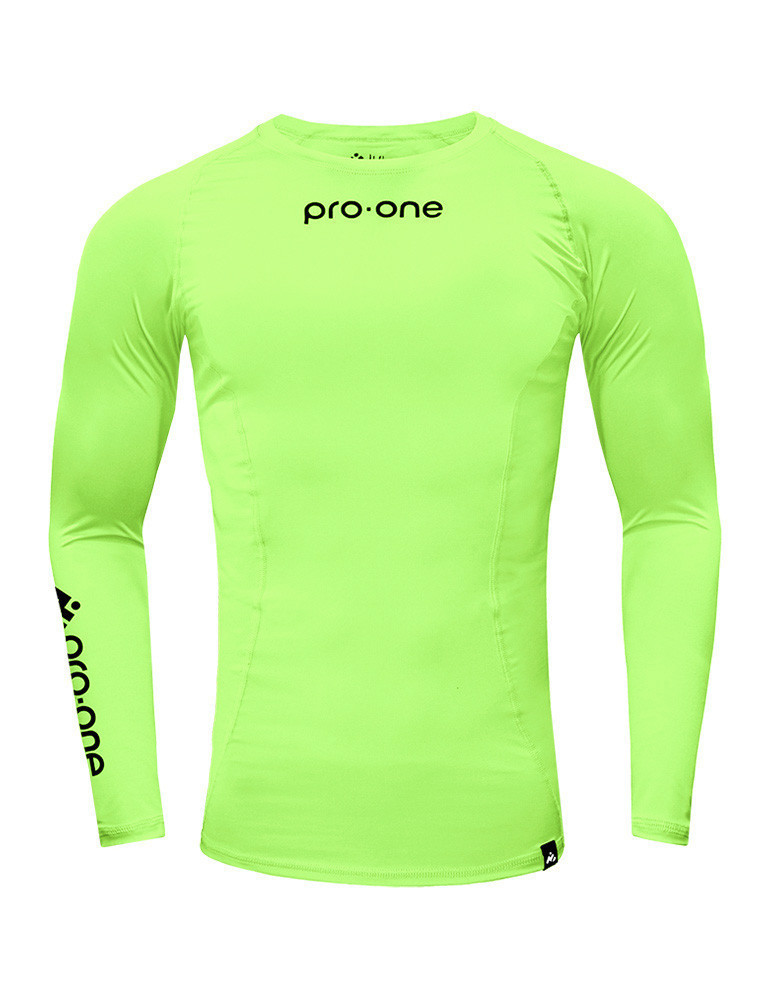 Pro-one Compressor  Neon Yellow Lycra Shirt