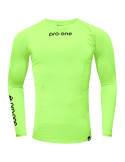 Pro-one Compressor  Neon Yellow Lycra Shirt