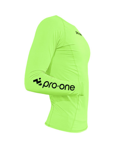 Pro-one Compressor  Neon Yellow Lycra Shirt 2