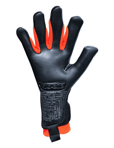Pro-One Rogue Series Black/Orange Goalkeeper Gloves 2