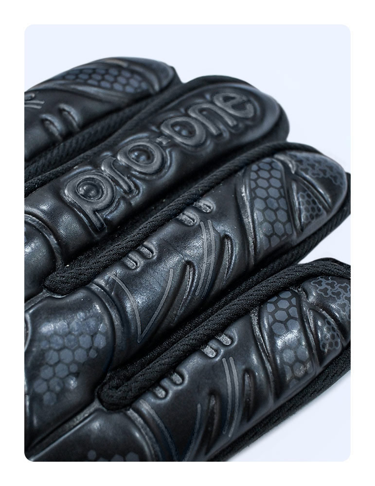 Pro-One Terium Black Goalkeeper Gloves