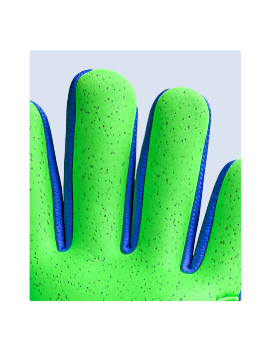 VGFC Thunder Blue Green Goalkeeper Gloves