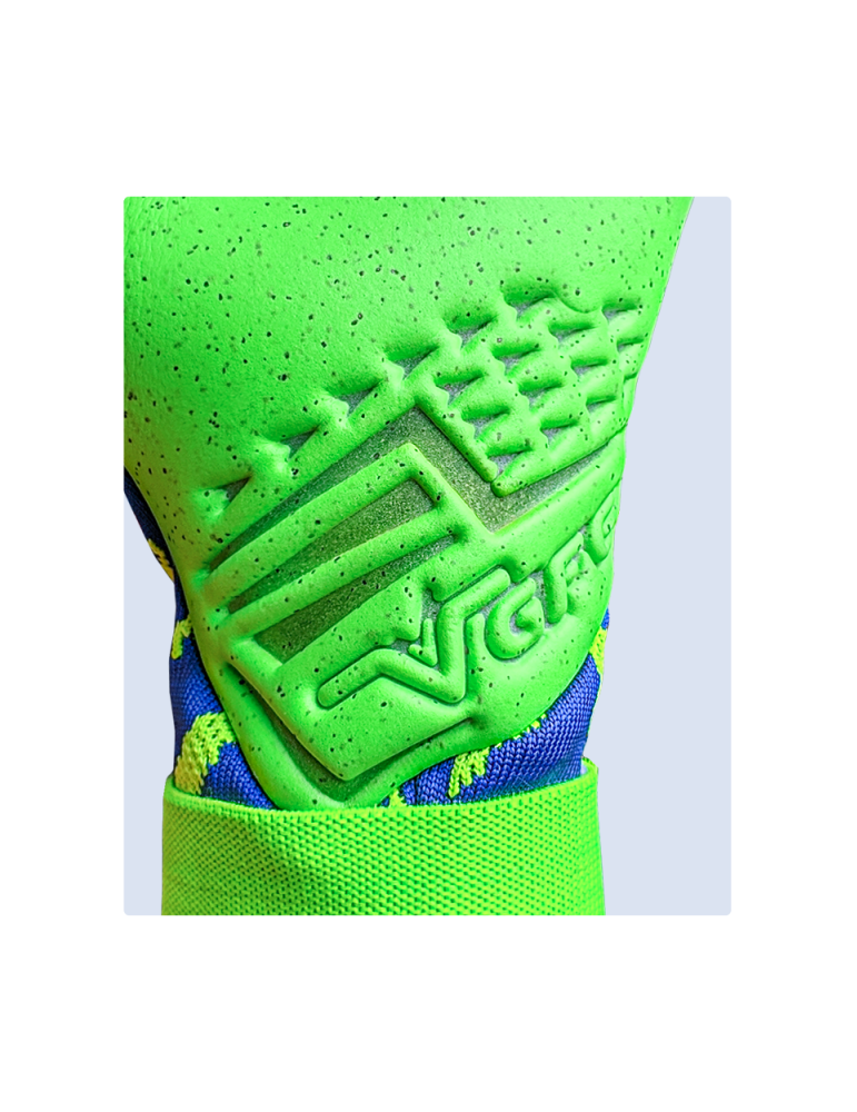 VGFC Thunder Blue Green Goalkeeper Gloves