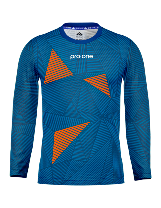 Pro-One Energy Archer M/Long Blue Steel/Orange Shirt