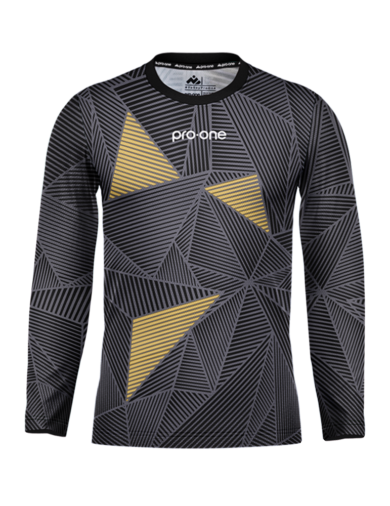 Pro-One Energy M/Long Black/Golden T-Shirt