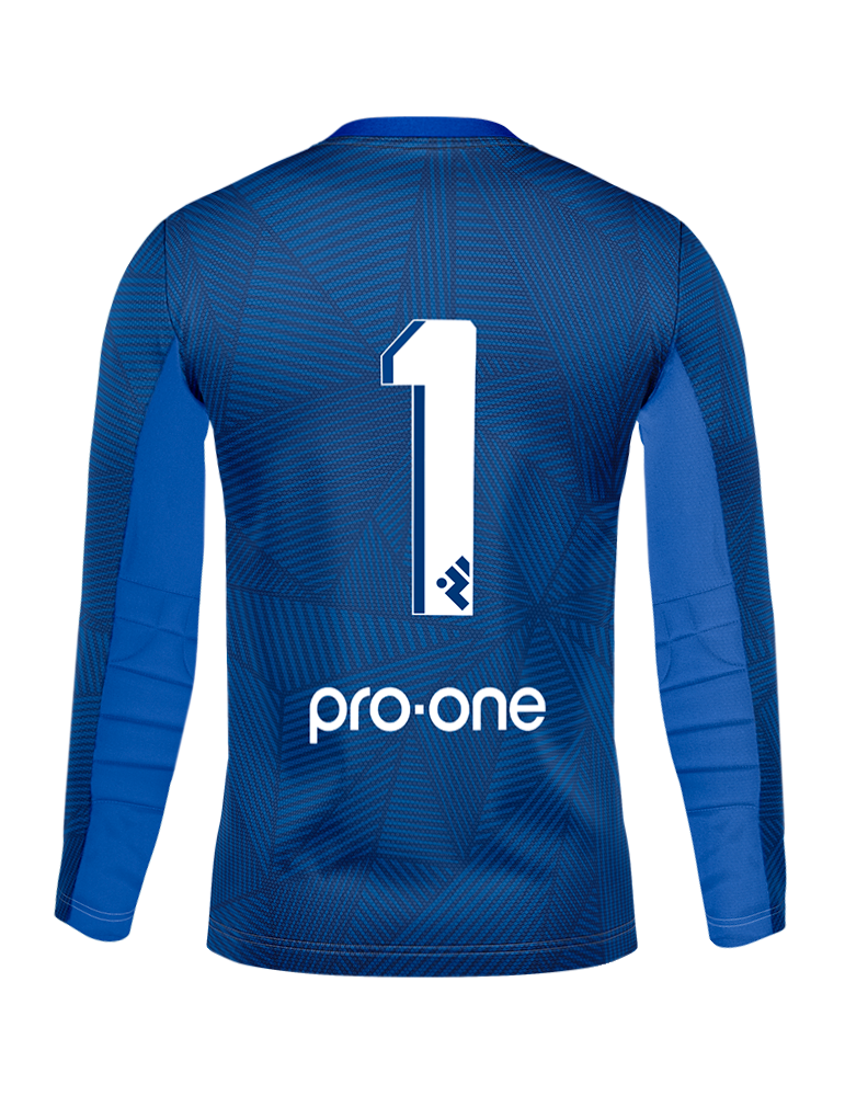 Pro-One Energy M/Long Blue Steel/Fuchsia T-Shirt