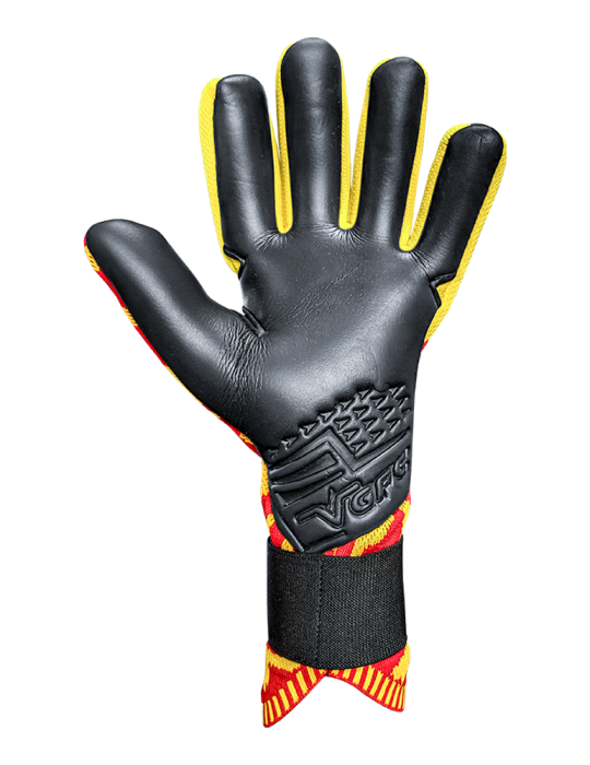 VGFC Thunder Yellow/Red Goalkeeper Gloves