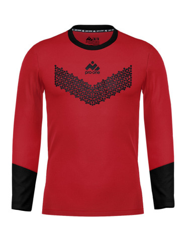 Pro-One Keeper Training Red Long/ Sleeve T-Shirt