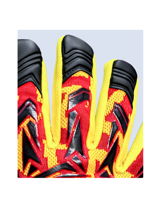 VGFC Thunder Yellow/Red Goalkeeper Gloves