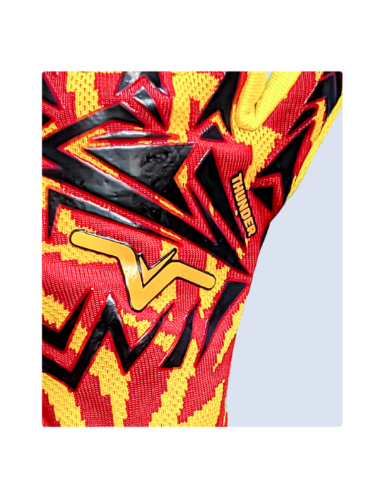 VGFC Thunder Yellow/Red Goalkeeper Gloves