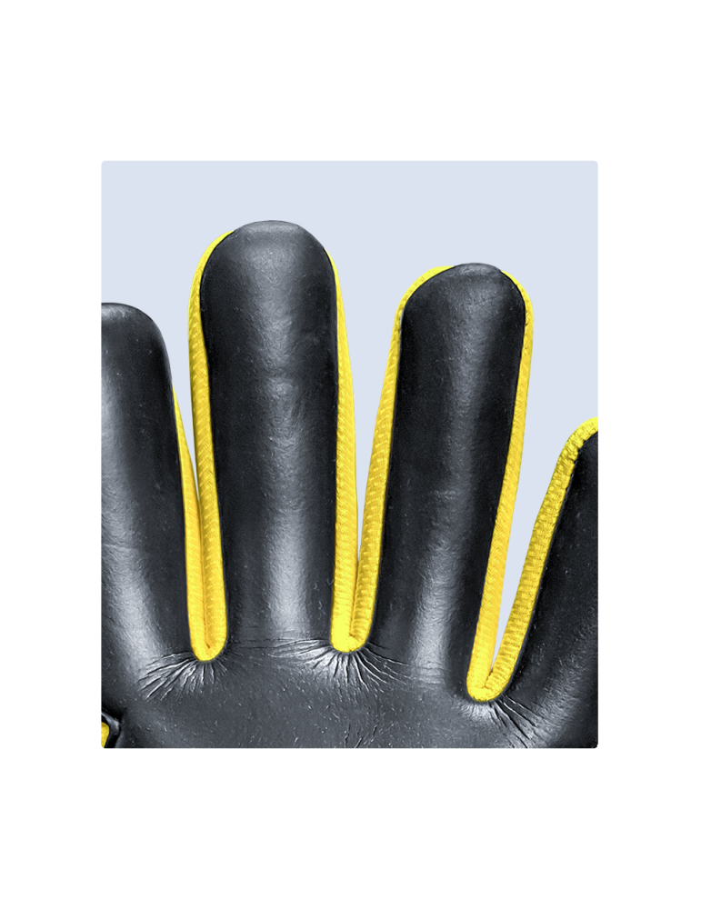 VGFC Thunder Yellow/Red Goalkeeper Gloves