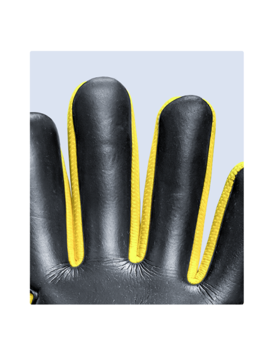 VGFC Thunder Yellow/Red Goalkeeper Gloves
