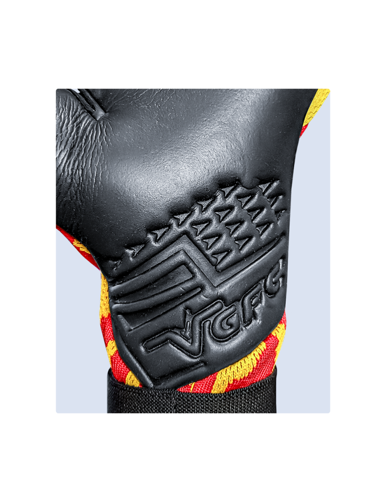 VGFC Thunder Yellow/Red Goalkeeper Gloves