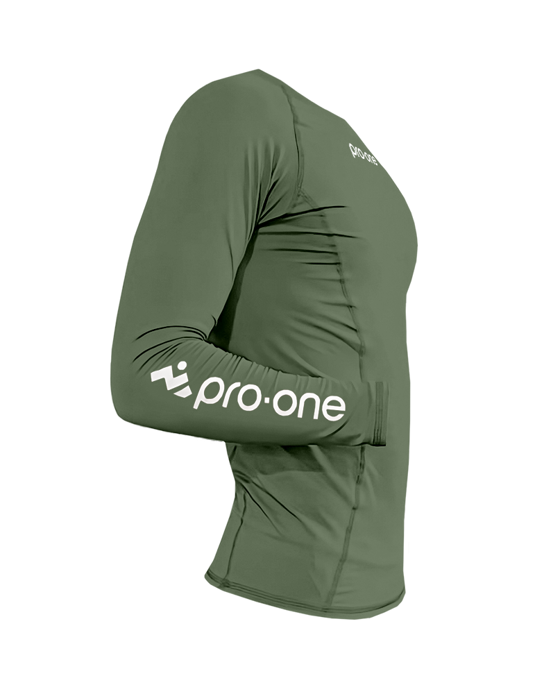Pro-One Compressor Military Green Lycra Shirt