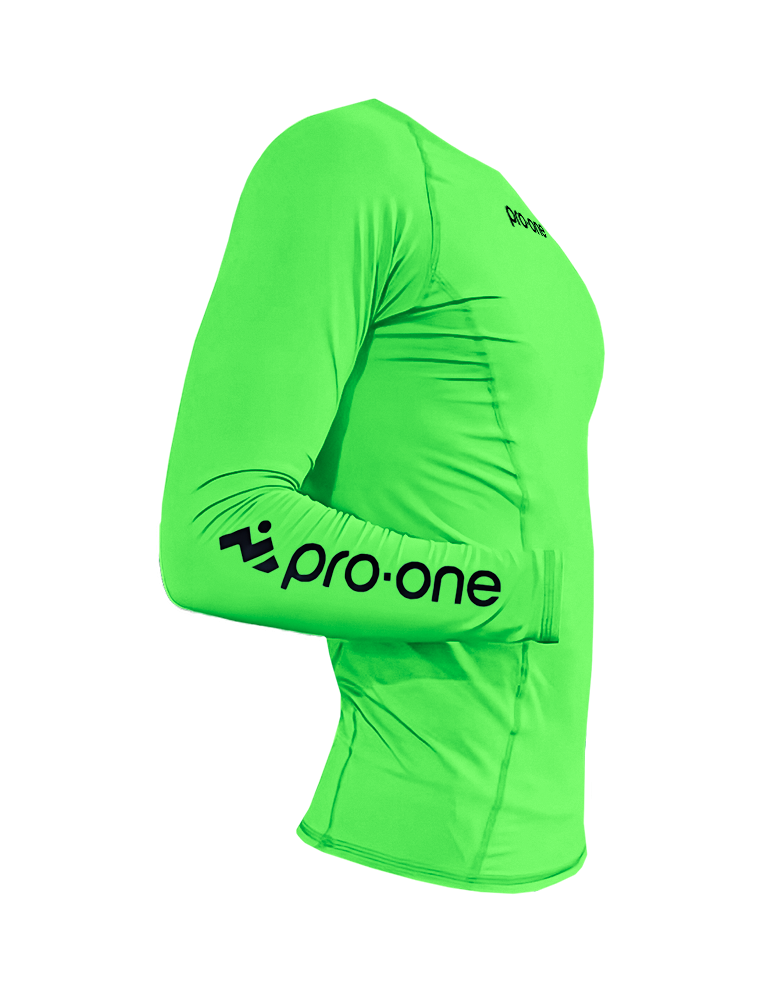 Pro-One Compressor Neon Green Lycra Shirt