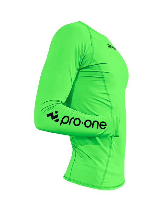 Pro-One Compressor Neon Green Lycra Shirt
