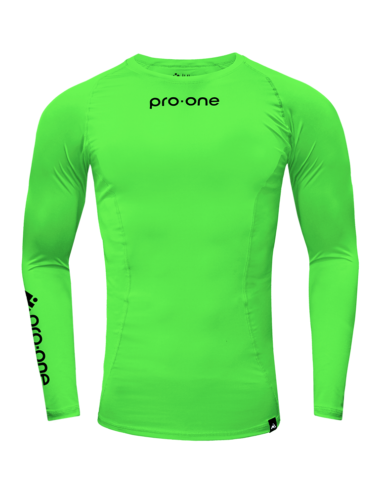 Pro-One Compressor Neon Green Lycra Shirt