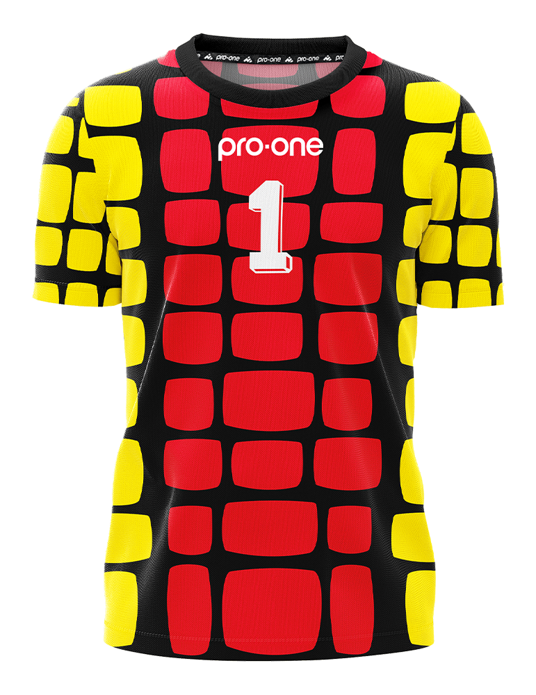 Pro-One Legacy USA94 Black/Red/Yellow Goalkeeper Set S/S
