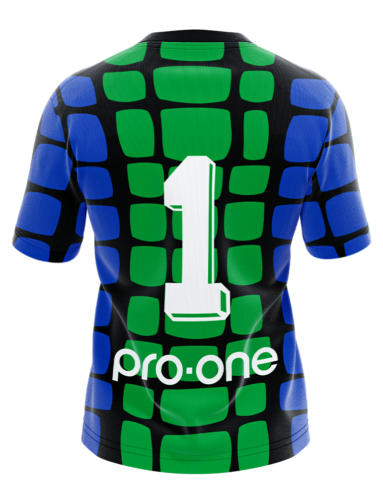 Pro-One Legacy USA94 Black/Green/Blue Goalkeeper Set S/S