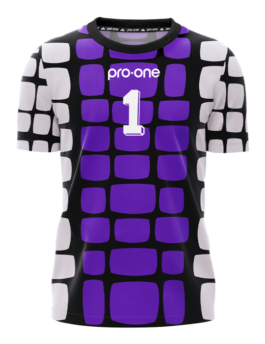 Pro-One Legacy USA94 Black/Purple/Gray Goalkeeper Set S/S